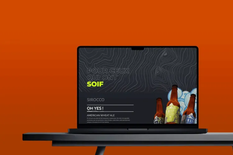 Screenshot de Gwape Website